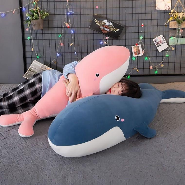 JIYU 롱 대왕고래 바디필로우 인형 쿠션 애착 베개 집들이 선물 (110cm/140cm)