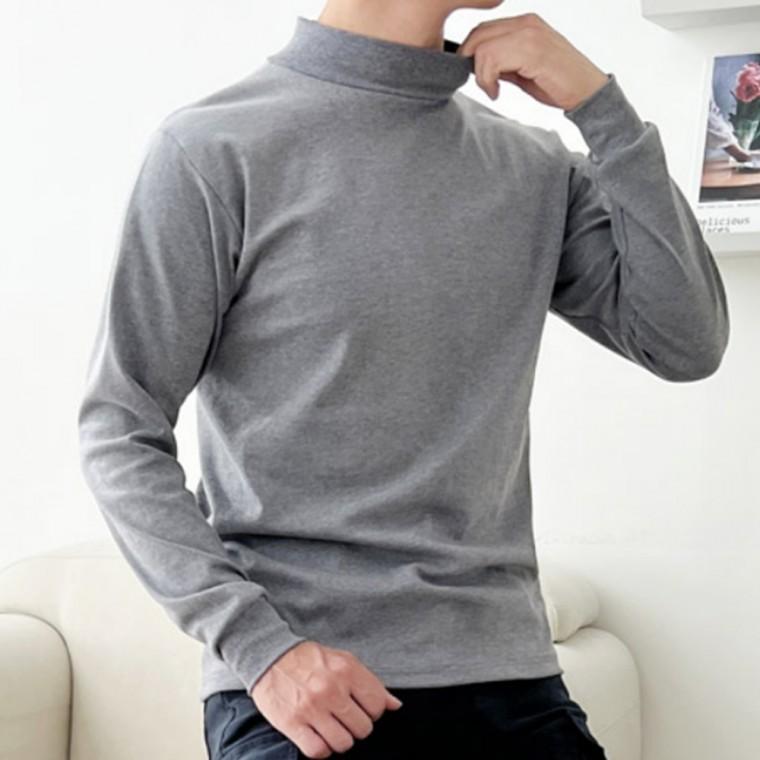 긴팔 티셔츠 남자 남성 긴팔티 목티 반폴라 기본 베이직 데일리 캐주얼 빅사이즈 큰사이즈 M L XL 2XL