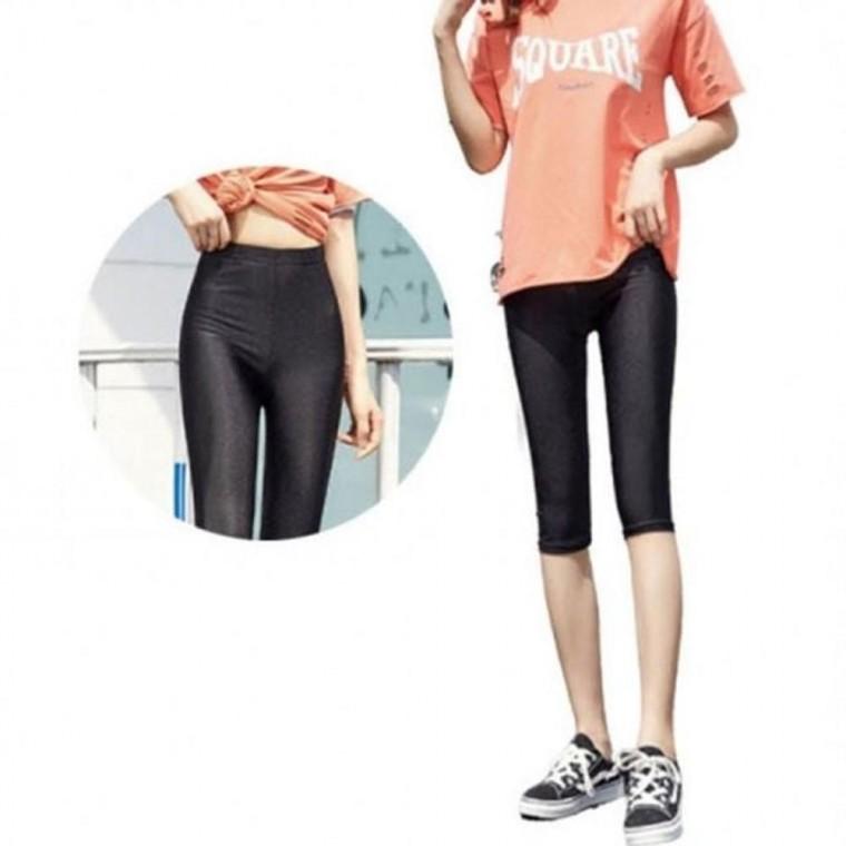 여름 7부 레깅스 꾸안꾸 쿨 요가 추천 여성 빅사이즈 아이스레깅스