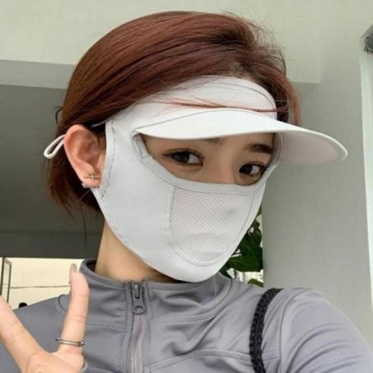 마스크 모자 햇빛가리개 얼굴 마스크모자 썬캡 골프 골프 모자 썬캡 마스크