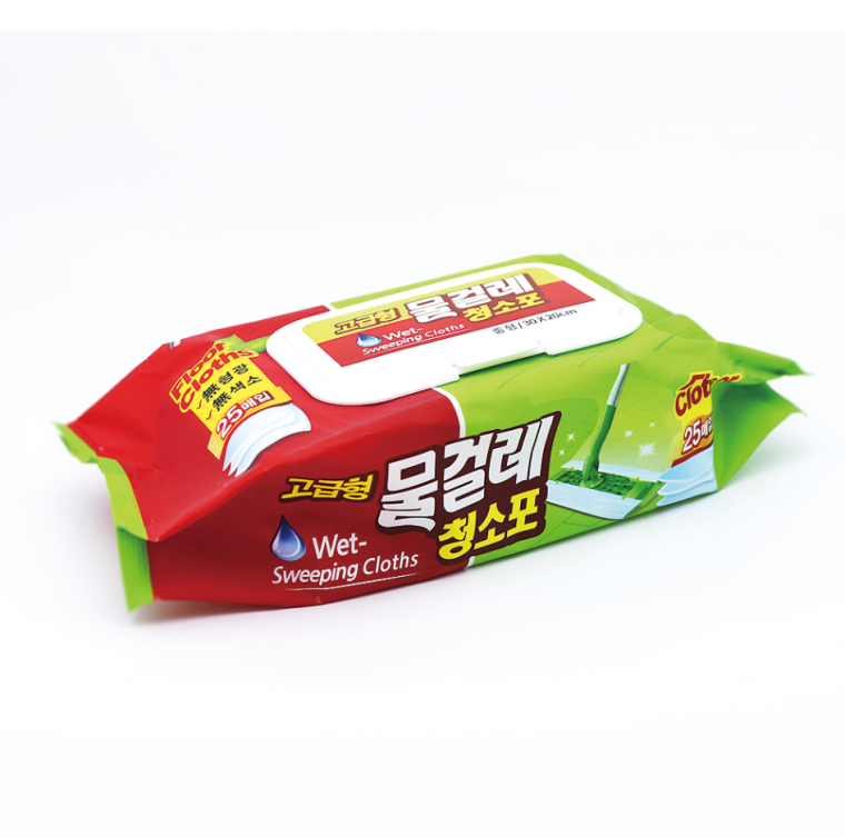감동물걸레청소포 중형 25매 30*20-0529
