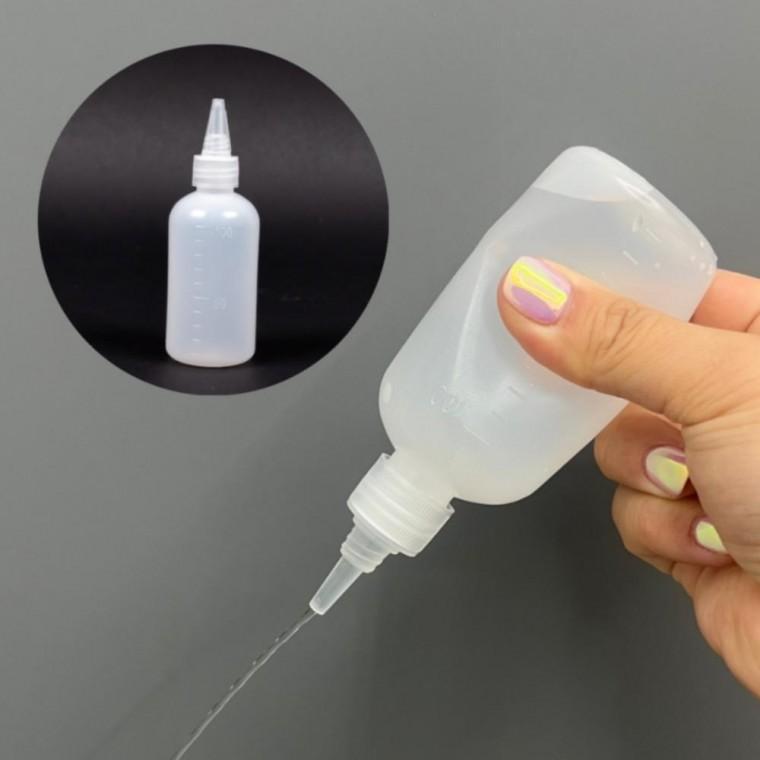 100ml 눈금 말랑한 공병 입구 뾰족한 용기 뽀족 소분용기 뾰족캡용기 기름병