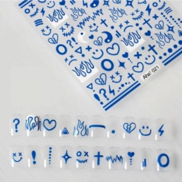 네일아트 접착스티커