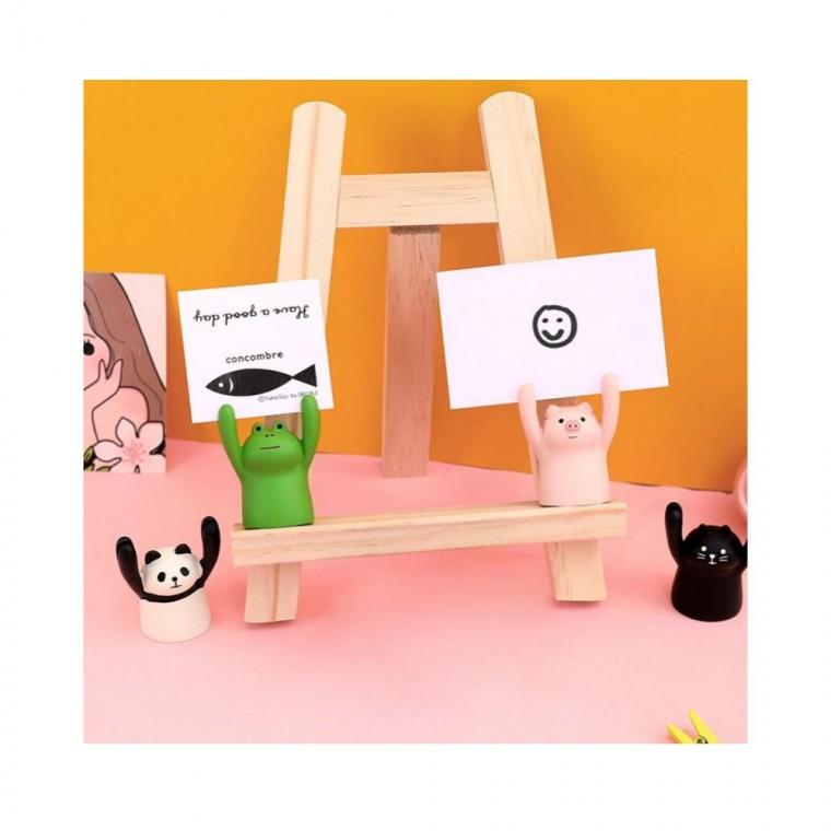 동물 사진 메모 클립