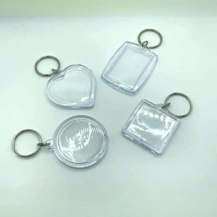 DIY 아크릴 증명 사진 키링 증사 홀더 액자키링 민증 열쇠고리 반명함 포토 키홀더 프레임 투명 케이스