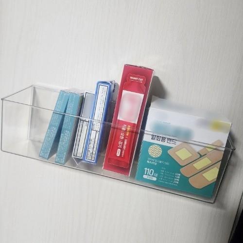 벽걸이형 투명 수납 약품 보관함