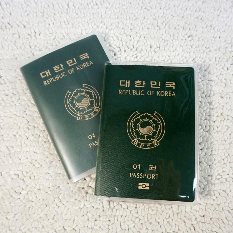 여권 비닐 케이스 / 투명 반투명 PVC 해외 여행