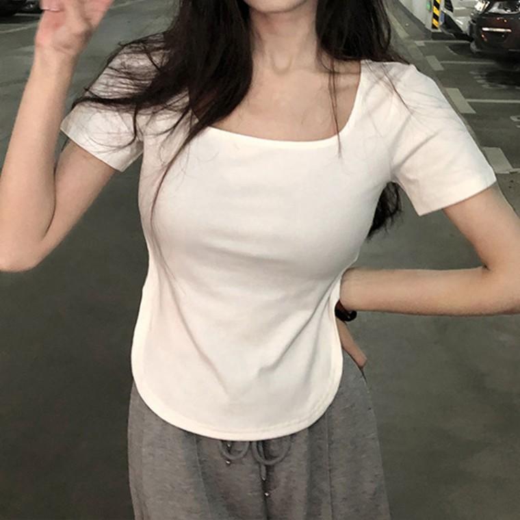 여성 반폴라 민소매 나시 티
