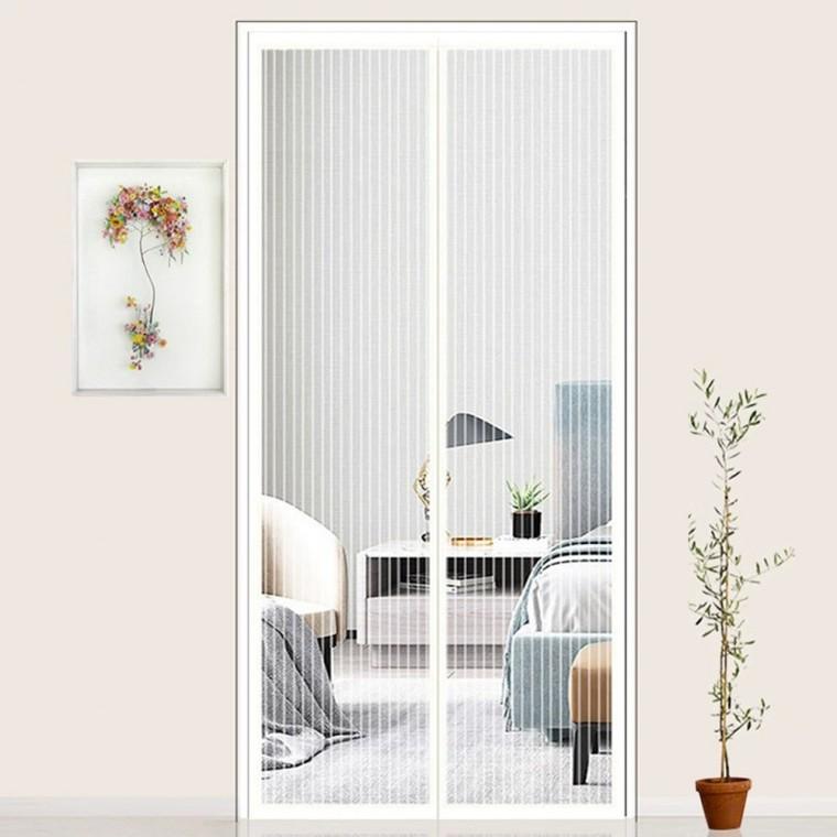 모기안녕 여름 자석 문 모기장 현관 방충망100x210cm