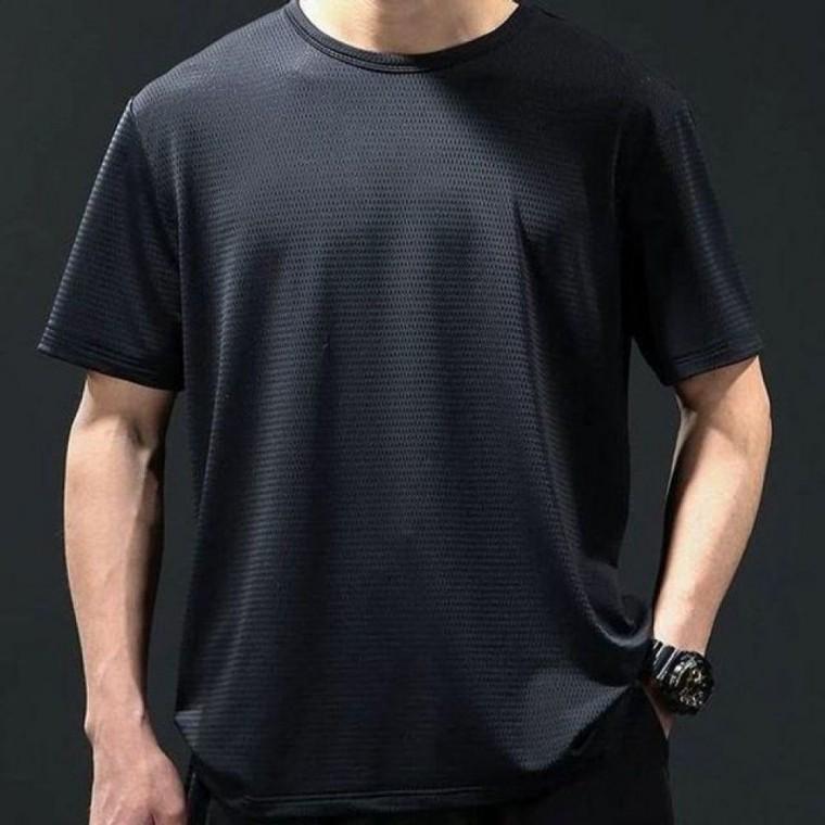 메쉬 남자 반팔 티셔츠 라운드티 여름용 남성 반팔티