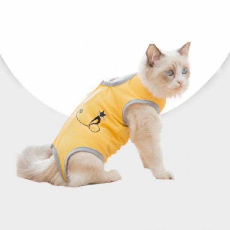 애완동물 수술옷 티셔츠 환묘옷 고양이 중성화복