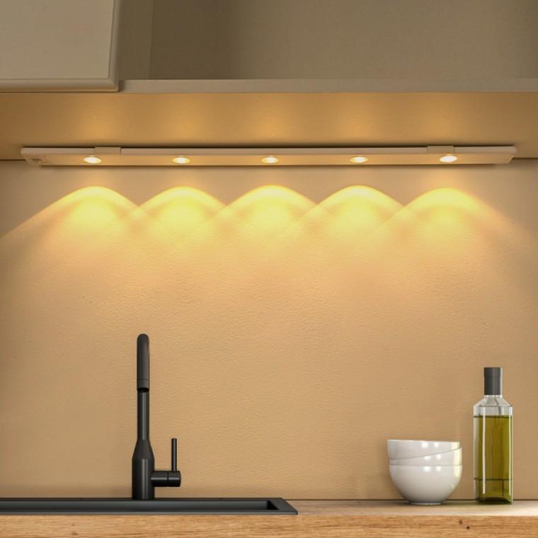 USB충전 무선 동작감지 LED 센서등(60cm) (화이트)