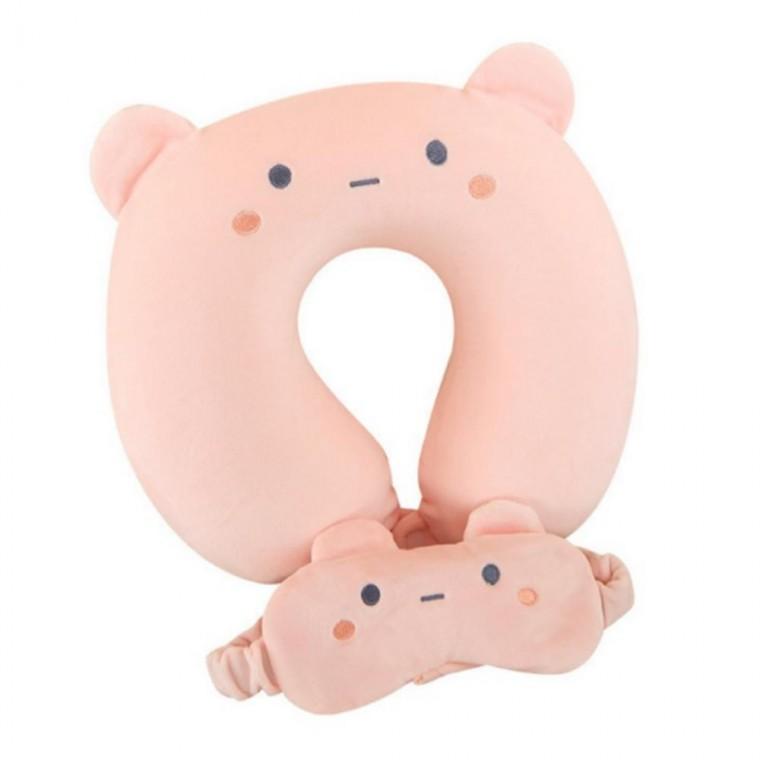낮잠 목베개 목쿠션 사무실 고양이 귀여운 안대