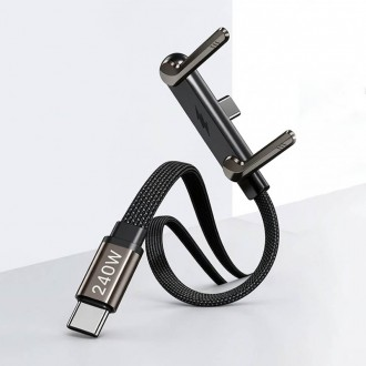240W L형 케이블 초고속 충전선 C타입 DO