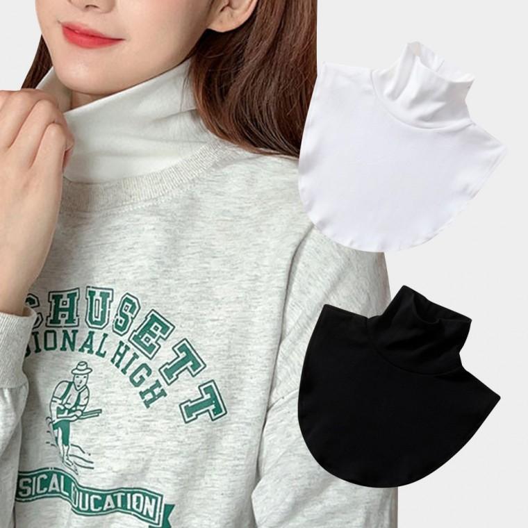 [큰손할인] 페이크목폴라 넥워머 레이어드 가짜 가을 겨울 공갈 훼이크 방한 보온 따뜻한 목만있는 이너