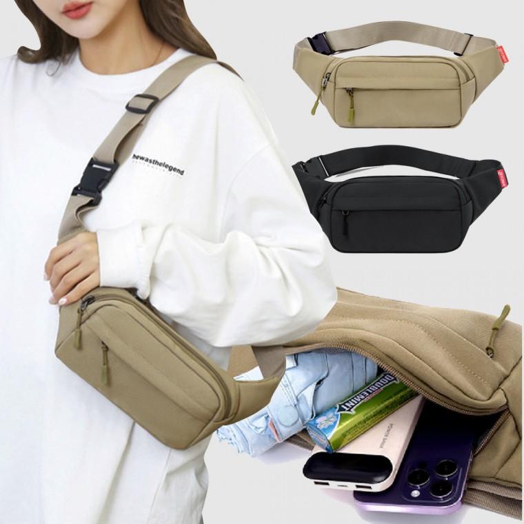 [큰손할인] 코지 크로스힙색 가방 힙색 캐주얼 데일리백 스포츠 러닝 허리 핸드폰 슬링백 벨트 서브백