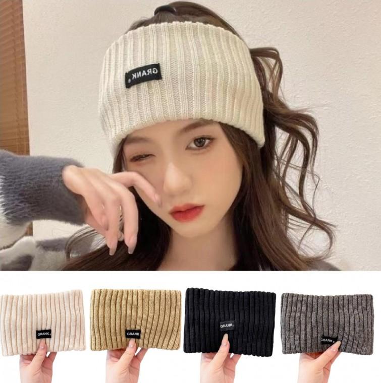 봄 가을 겨울 골지 니트 와이드 넓은 헤어밴드 세안밴드 운동밴드 머리띠