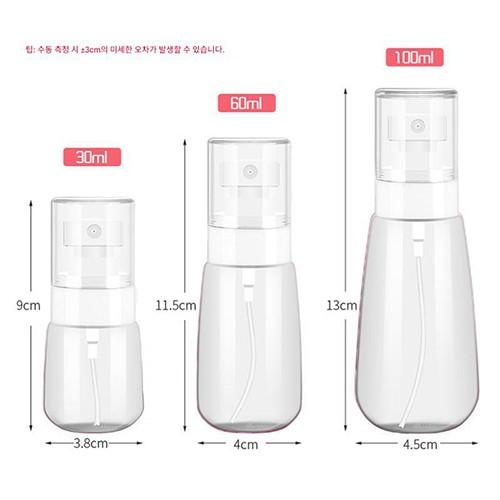 [싸더라] 화장품 고급 공병 스프레이 + 펌프 타입 / 30ml 60ml 100ml / 미스트 로션 리필용기