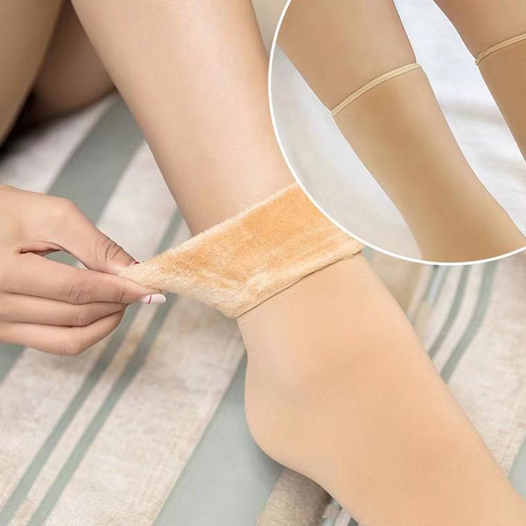 [싸더라] 누드삭스 누드양말 기모양말 안감기모 보온성 높은 누드톤 양말 보온양말
