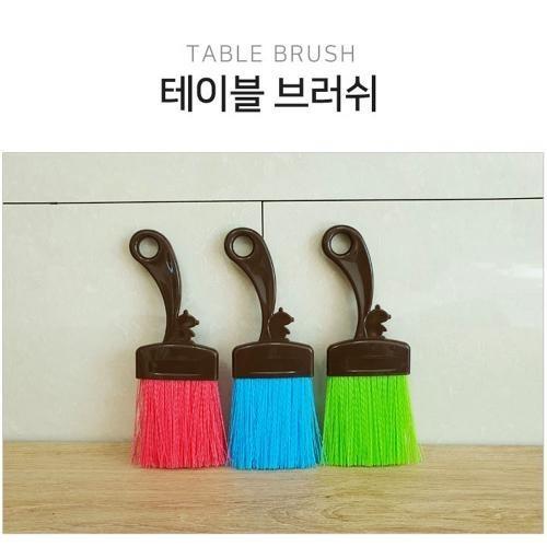다람쥐 테이블 브러쉬 미니 빗자루 키보드청소기 먼지털이