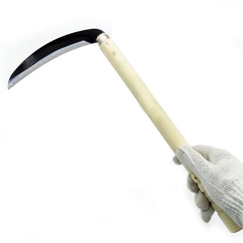 우드 손잡이 낫 풀베기 잡초제거 벌초 텃밭 가꾸기