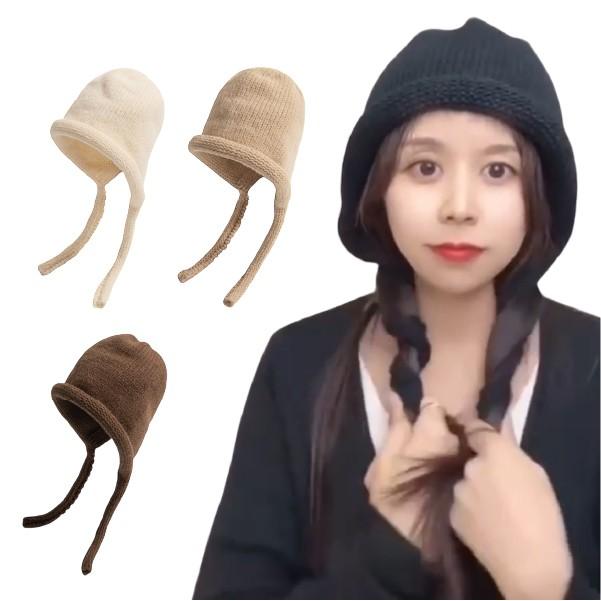 [덥석덥석] 올겨울 무조건 유행 겨울 니트 보닛햇 버킷햇 벙거지모자