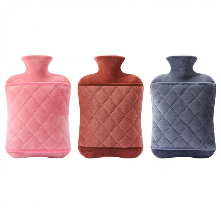 [덥석덥석] 퀄팅 물주머니 보온 온수 기모 손난로 커버세트 1000ml