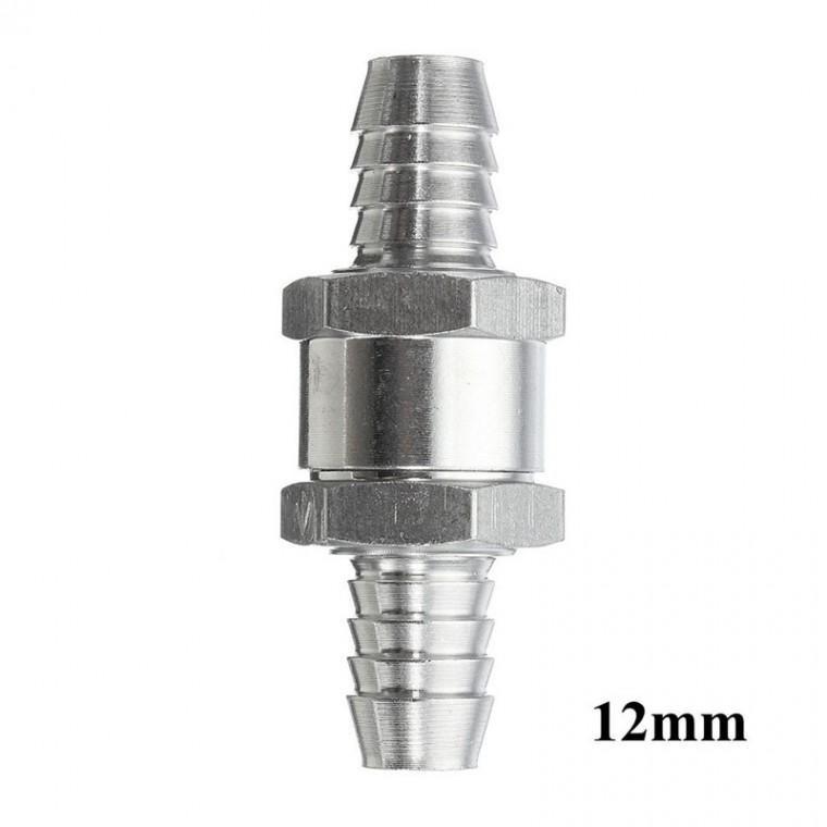 금속 체크밸브 역류방지 커넥터 12mm 알루미늄합금 배관 기화기 연결