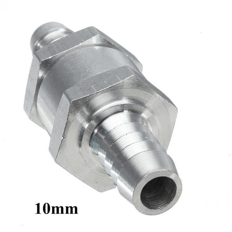 금속 체크밸브 역류방지 커넥터 10mm 알루미늄합금 배관 기화기 연결