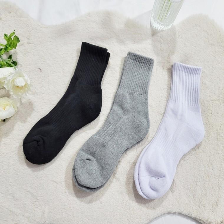 두꺼운양말 이중바닥 남성 여성 중목 스포츠양말