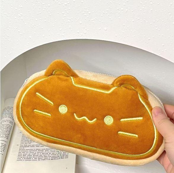 야옹 고양이 필통 인형 파우치 스트랩 에어팟 버즈  16 케이스 갤럭시 카드 필름 투명 젤리 실리콘