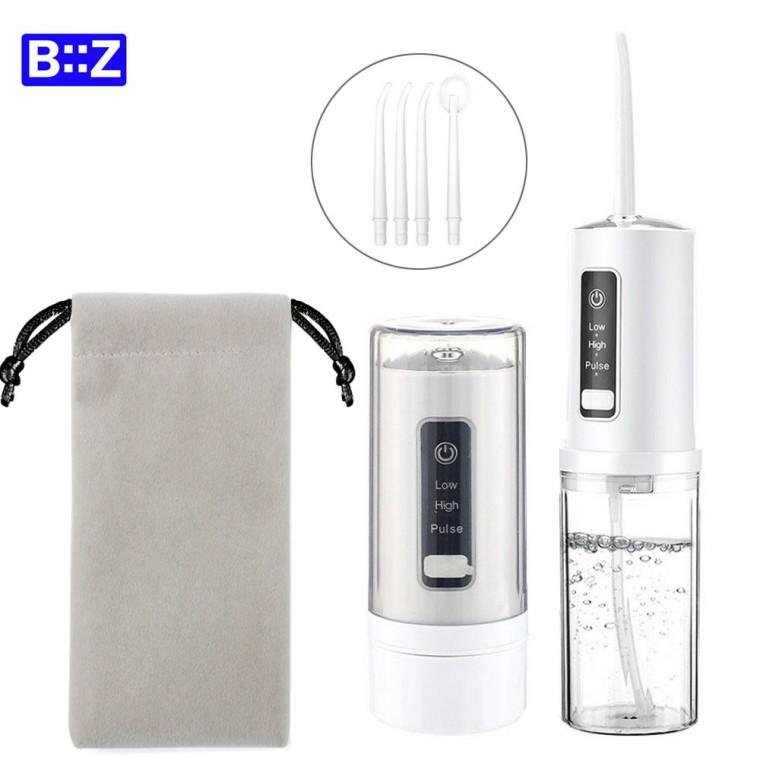 BiiZ 충전식 휴대용 구강세정기 물치실 300ml대용량 임플란트 치아교정