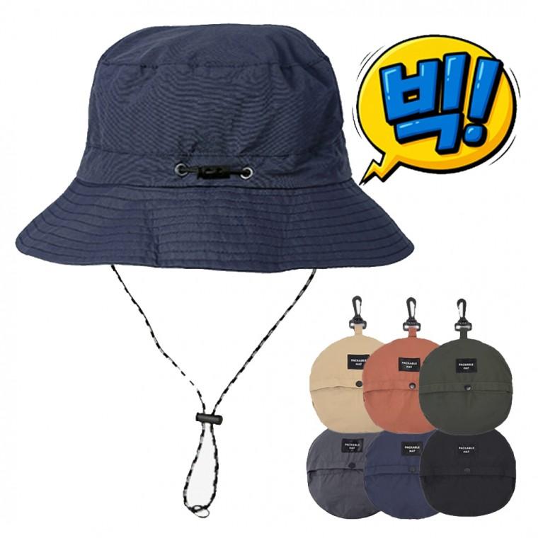 빅사이즈 동글이 버킷 모자 여름 접이식 등산 모자 자외선차단 버킷햇