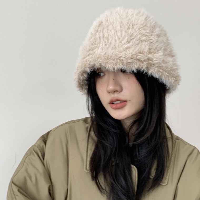 페이크퍼 벙거지 모자 버킷햇 겨울 가을 방한 용품 남녀 공용 아이돌 데일리 스키장