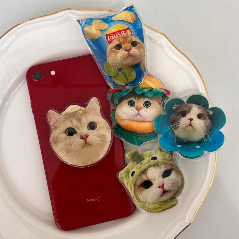 봉지과자 냥냥이 고양이 캣 동물 키치한 러블리 행운 럭키 국내제작 소품샵 추천 스마트톡