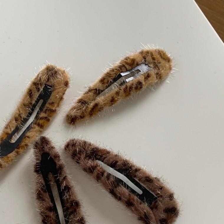 헤어핀 헤어삔 삼각 송치 똑딱삔 똑딱핀 호피 머리삔