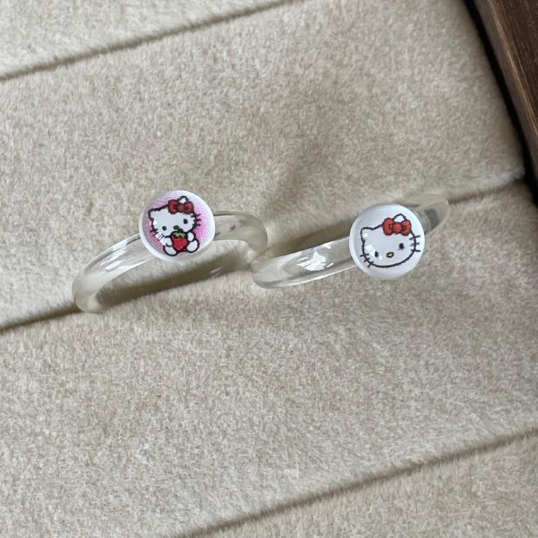 자체제작 캐릭터 고양이 국내제작 하이틴반지 소품샵 자체제작 반지 링 우정반지