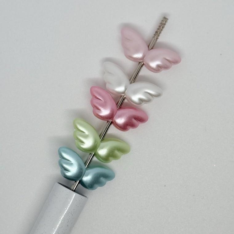 볼펜꾸미기 볼꾸 동대문 꾸미기 DIY 엔젤 무광 코팅 엔젤코어 천사 날개