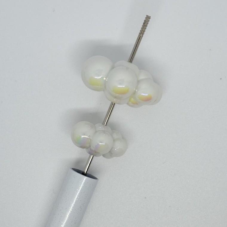 볼펜꾸미기 볼꾸 동대문 꾸미기 DIY AB 구름 파츠 AB코팅 스몰 미디움