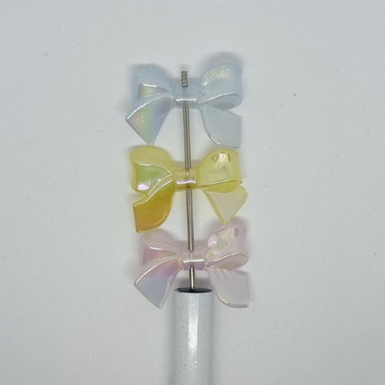 볼펜꾸미기 볼꾸 동대문 꾸미기 DIY AB코팅 리본 오로라 발레코어 발레리나