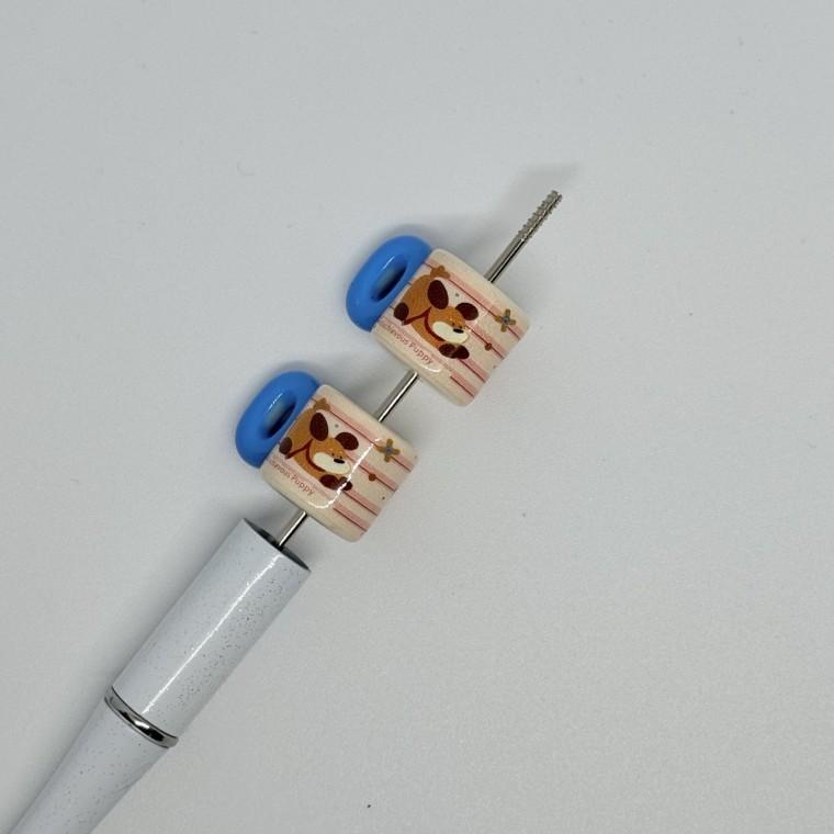 볼펜꾸미기 볼꾸 동대문 꾸미기 DIY AB코팅 강아지 퍼피 컵 물컵 알록달록 미니 랜덤