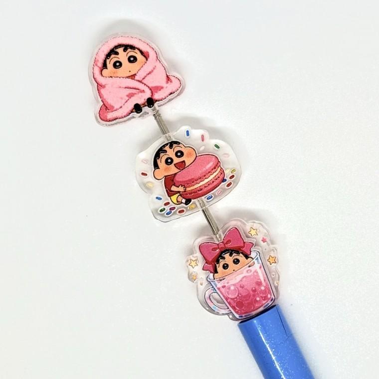 볼펜꾸미기 볼꾸 동대문 꾸미기 DIY 짱9 알록달록 미니 랜덤 캐릭터 아크릴