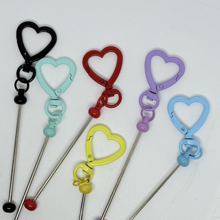 키링 키링꾸미기 거울꾸미기 거꾸 볼펜꾸미기 볼꾸 동대문 꾸미기 DIY 비즈 재료 데코 키트 하트