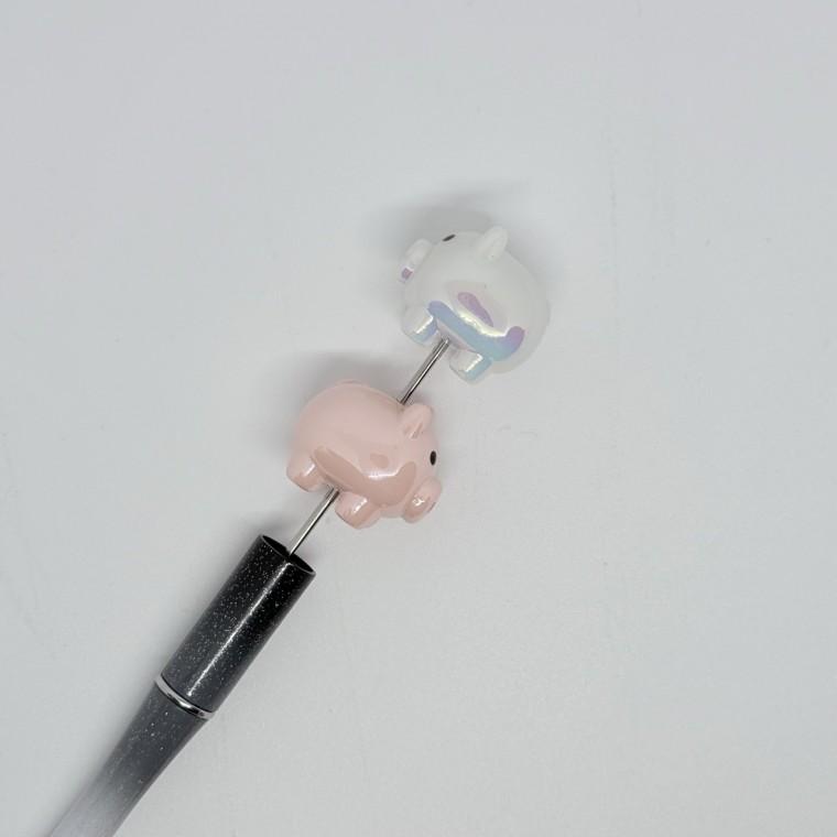 볼펜꾸미기 볼꾸 동대문 꾸미기 DIY 캐릭터 알록달록 미니 돼지 강아지 피그 복돼지 동물 애니멀