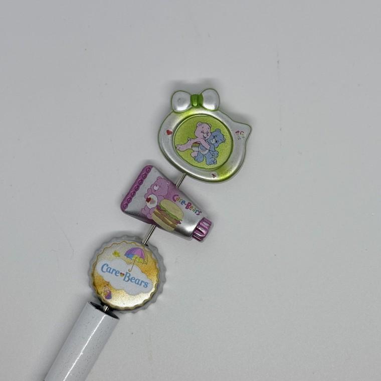 B62 볼펜꾸미기 볼꾸 동대문 꾸미기 DIY 컬러 치약 곰돌이 테디베어 트윈스 리본 집