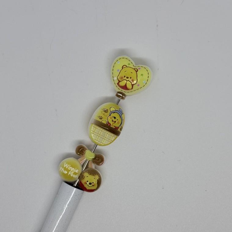 B70 볼펜꾸미기 볼꾸 동대문 꾸미기 DIY 컬러 곰돌이 꿀단지 허니 테디베어