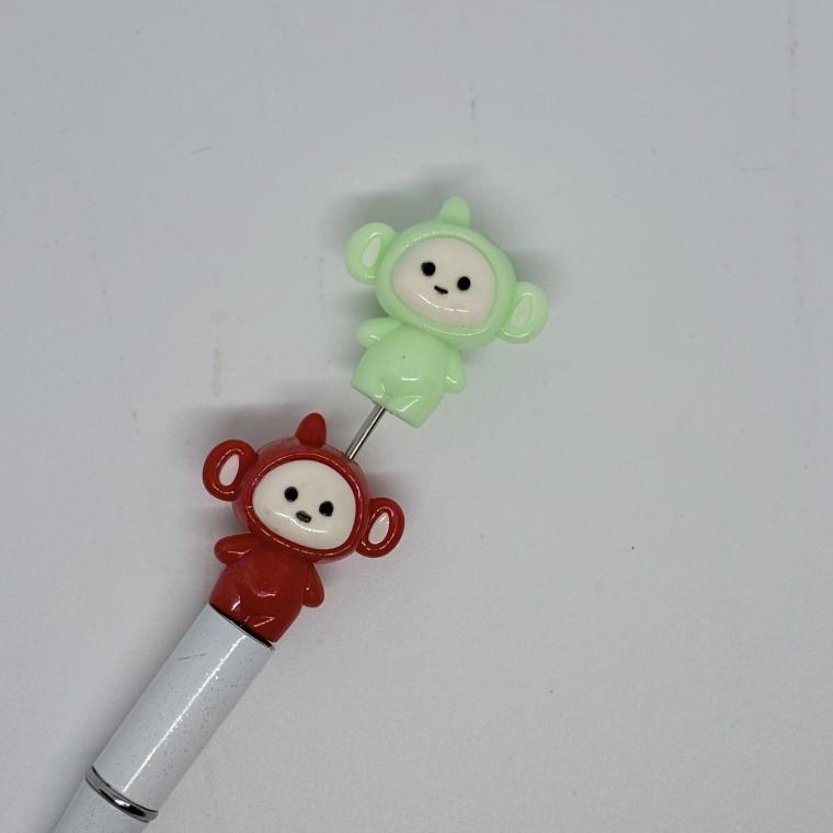 B77 볼펜꾸미기 볼꾸 동대문 꾸미기 DIY 컬러 캐릭터 텔레토비 뚜비 나나 뽀 보라돌이