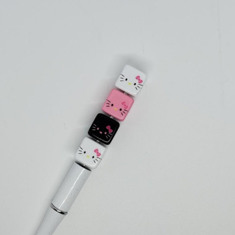 B95 볼펜꾸미기 볼꾸 동대문 꾸미기 DIY 컬러 큐브 사각 캐릭터 KT 고양이 믹스 컬러