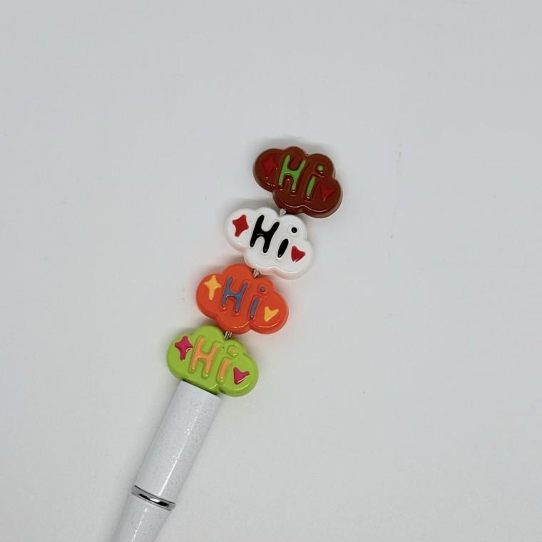 B98 볼펜꾸미기 볼꾸 동대문 꾸미기 DIY HI 하이 구름 클라우드 포인트
