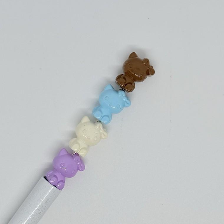B106 볼펜꾸미기 볼꾸 동대문 꾸미기 DIY 고양이 캣 전신 바디 미니미